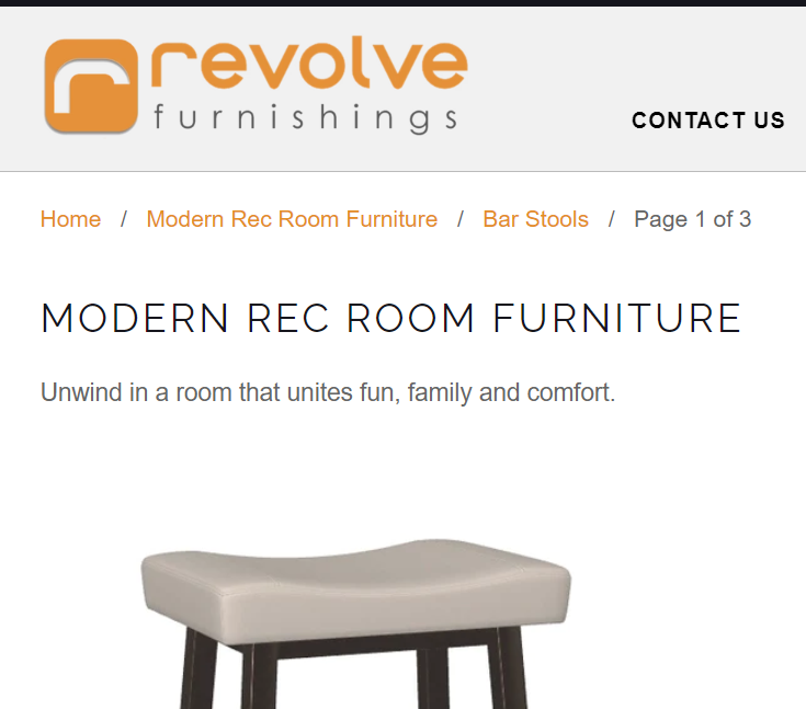 Revolve Furnishings | Modern Furniture Showroom reviews