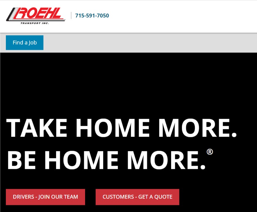 Roehl Transport, Inc. reviews