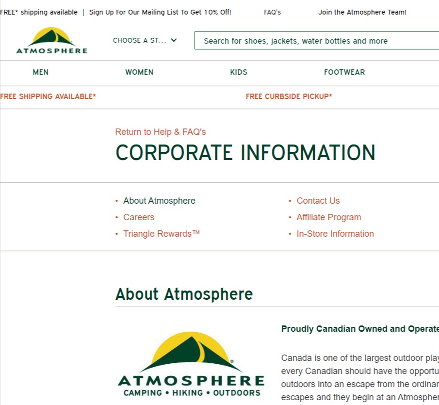 Atmosphere Canada reviews