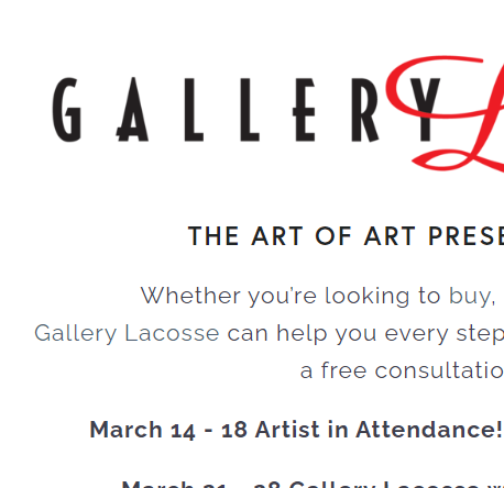 Gallery Lacosse reviews