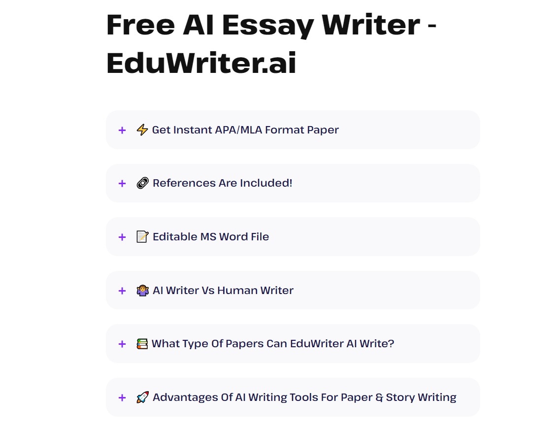 EduWriter - Ai Essay Writer photo