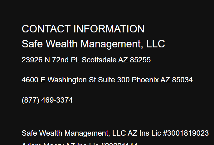 Safe Wealth Management, LLC reviews