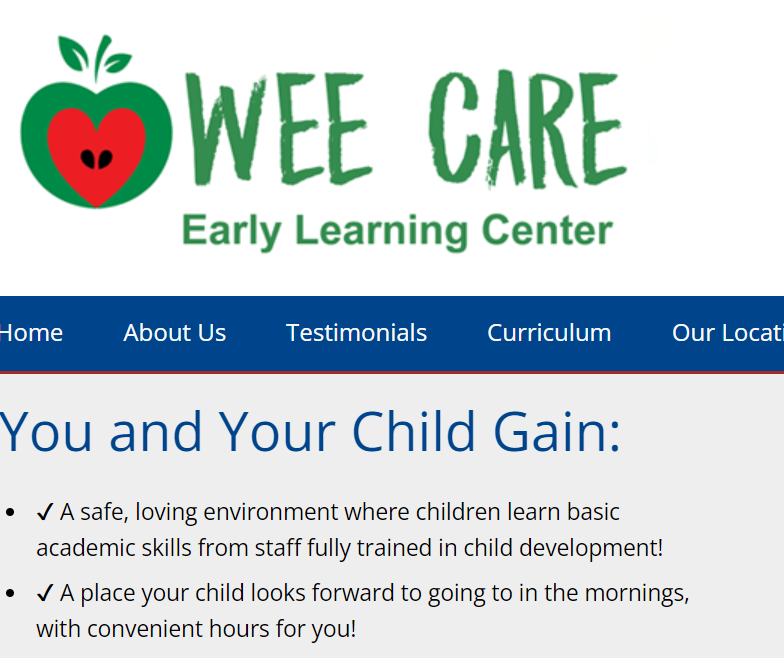 Wee Care Preschool reviews