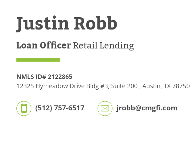 Justin Robb - CMG Home Loans Mortgage Loan Officer NMLS# 2122865 reviews