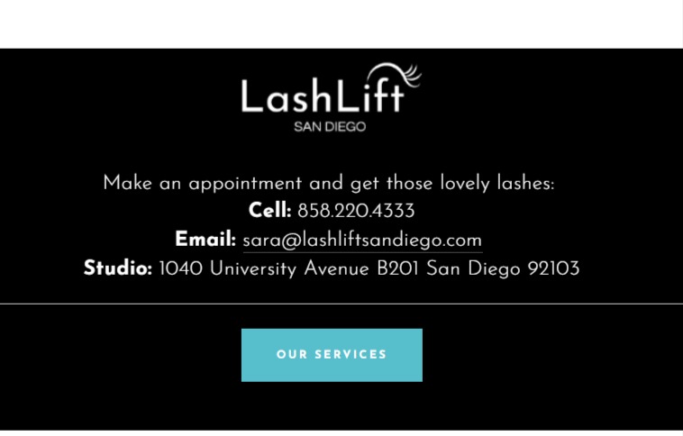 Lash Lift San Diego reviews