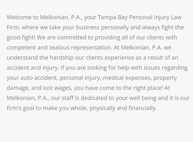 Melkonian & Associates reviews