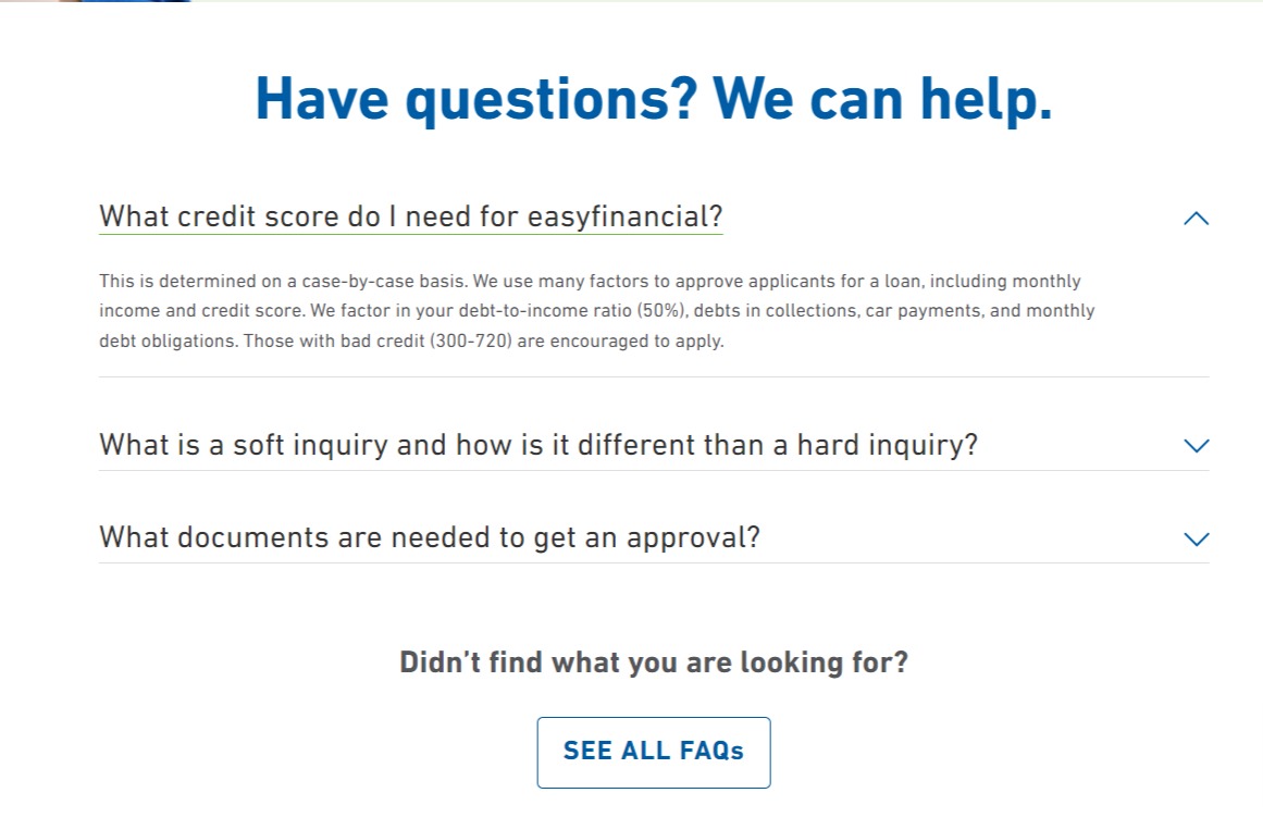 easyfinancial Services reviews