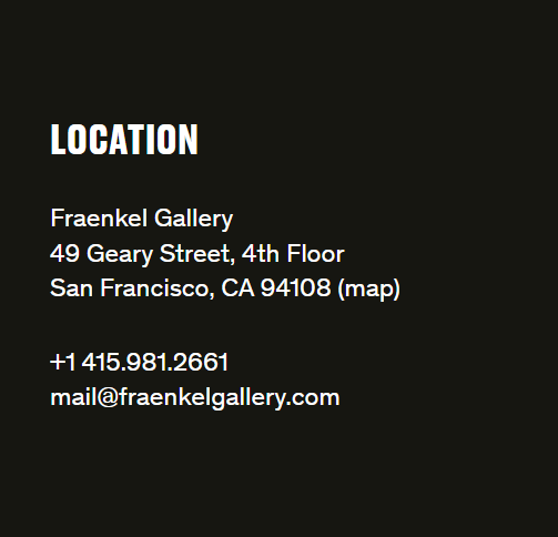 Fraenkel Gallery reviews
