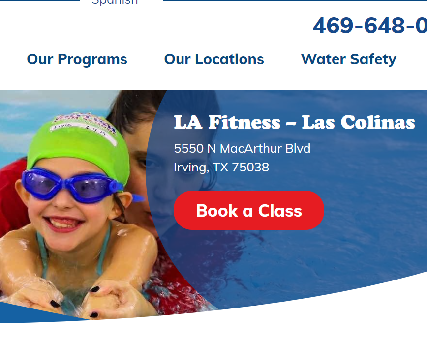 British Swim School of Las Colinas LA Fitness reviews