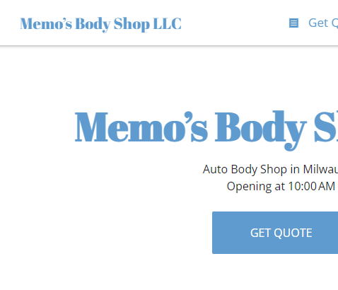 Memo’s Body Shop LLC reviews