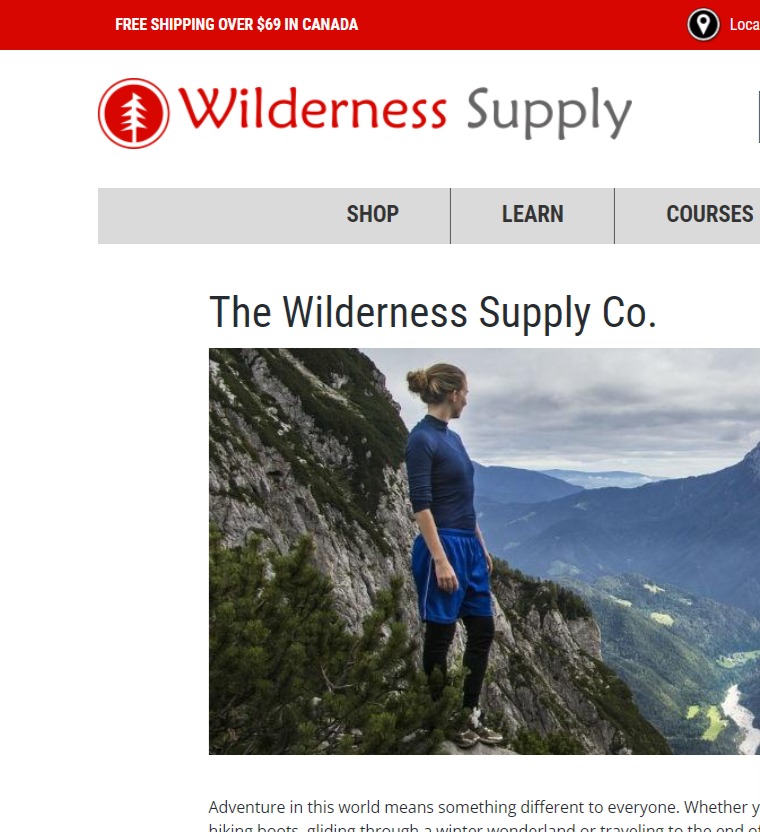 Wilderness Supply reviews