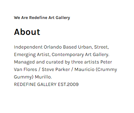 Redefine Art Gallery reviews