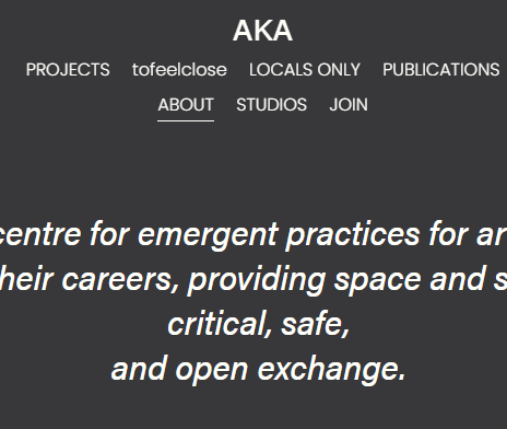 AKA artist-run reviews