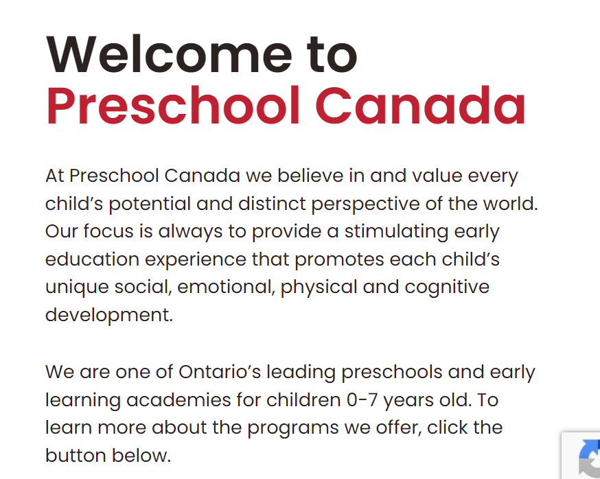 Eh to Zed Preschool Canada Don Mills reviews