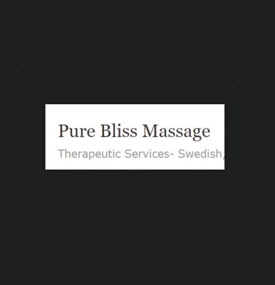 Pure Bliss Massage / Rose Murray, LMT reviews