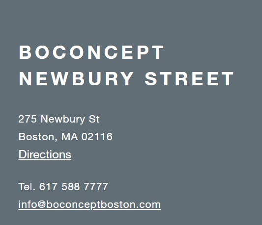 BoConcept Newbury Street reviews