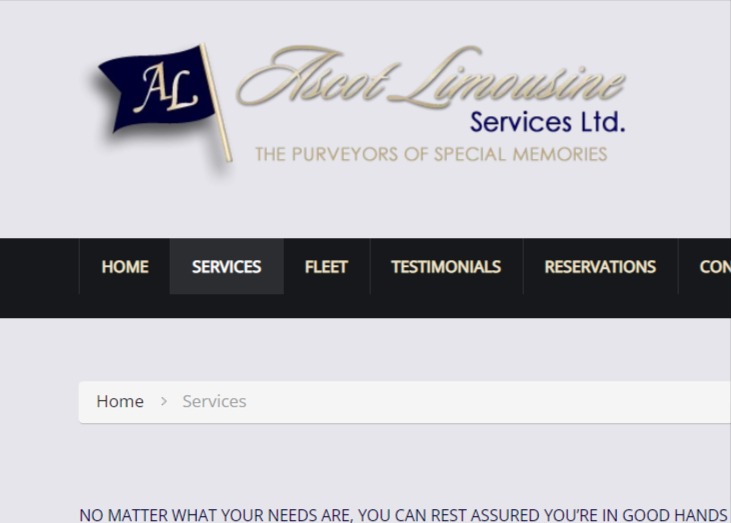 Ascot Limousine Services Ltd reviews