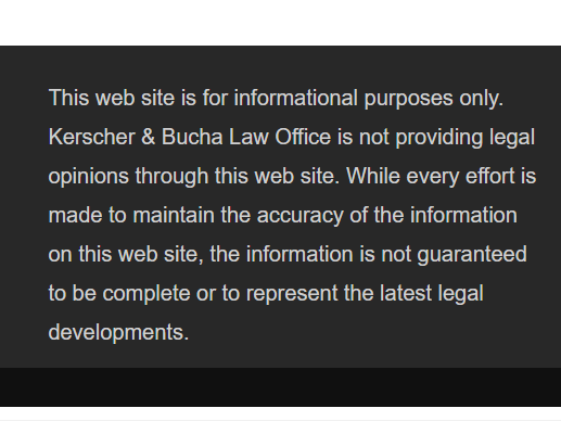 Kerscher & Bucha Law Offices reviews