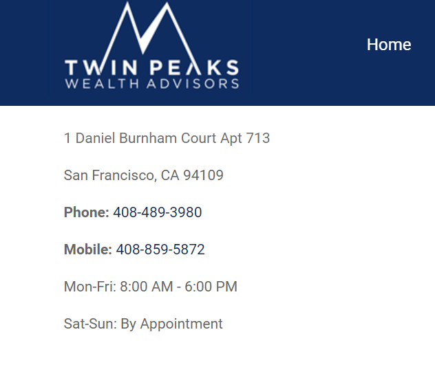 Twin Peaks Wealth Advisors reviews