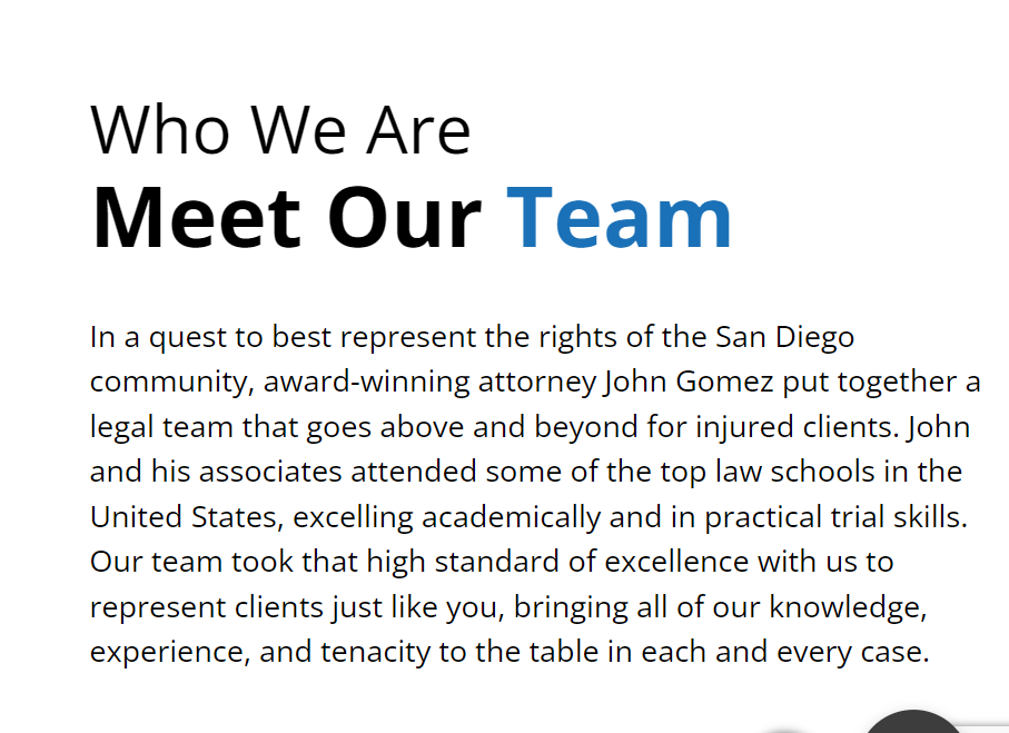 Gomez Trial Attorneys reviews