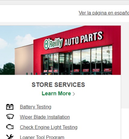 O'Reilly Auto Parts reviews