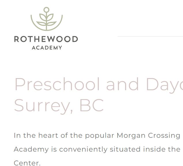 Rothewood Academy South Surrey reviews
