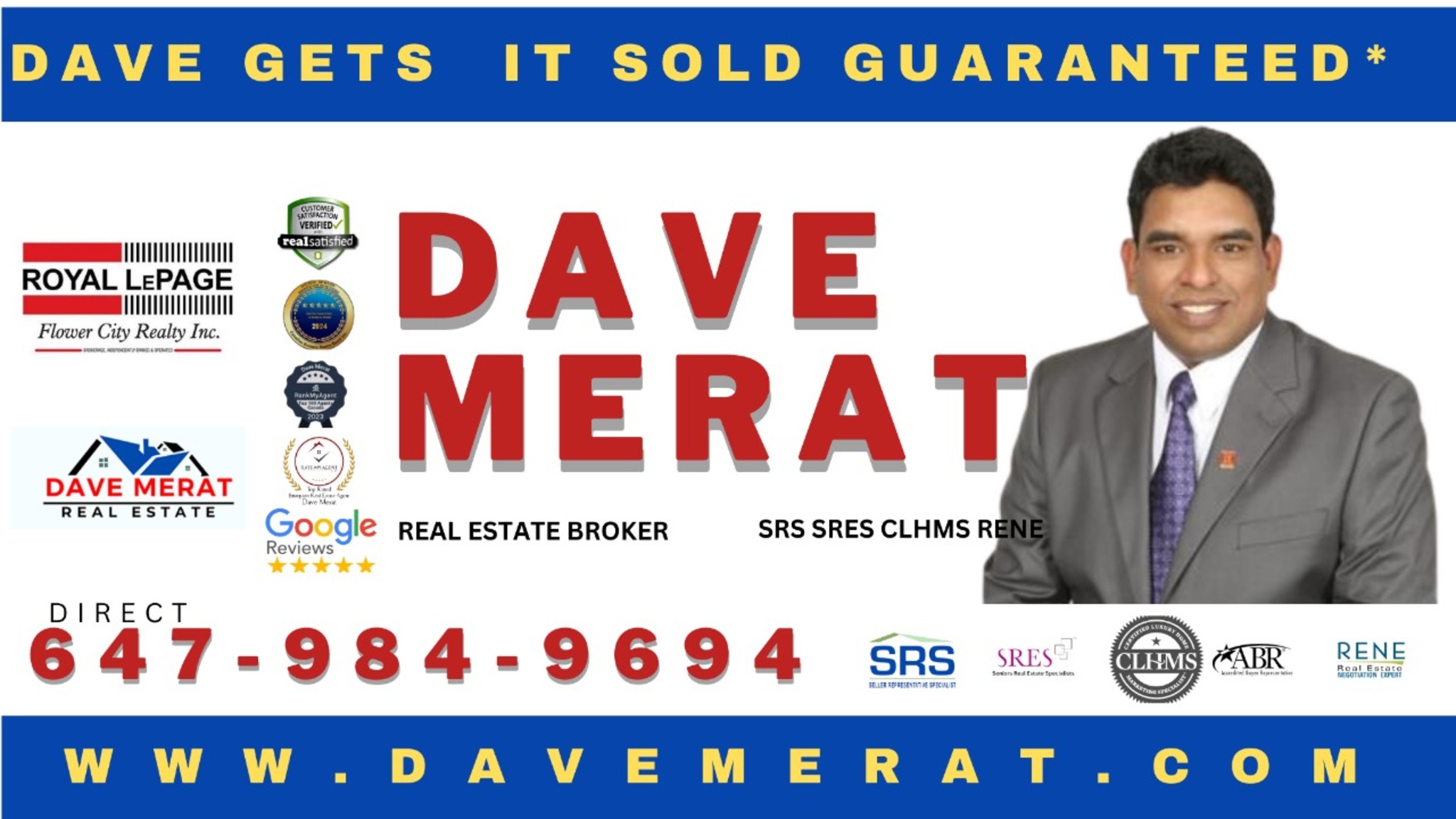 Team Dave Merat Realty / Top Realtor in Brampton/Bramptons Best Realtor reviews