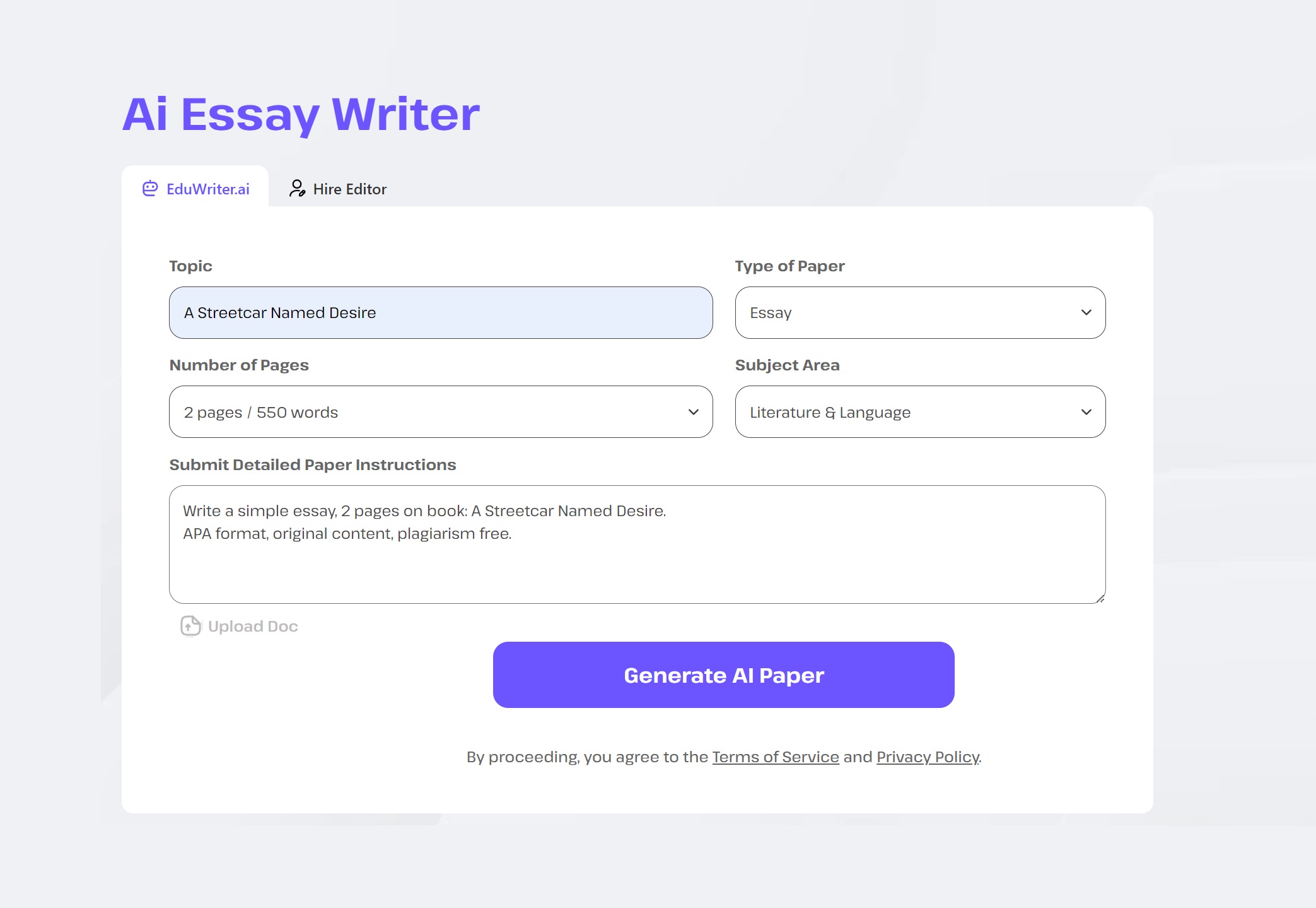 EduWriter - Ai Essay Writer photo