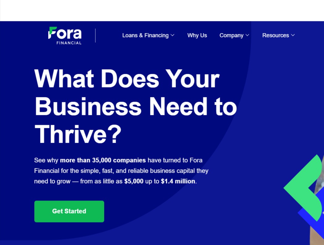 Fora Financial - Small Business Funding reviews