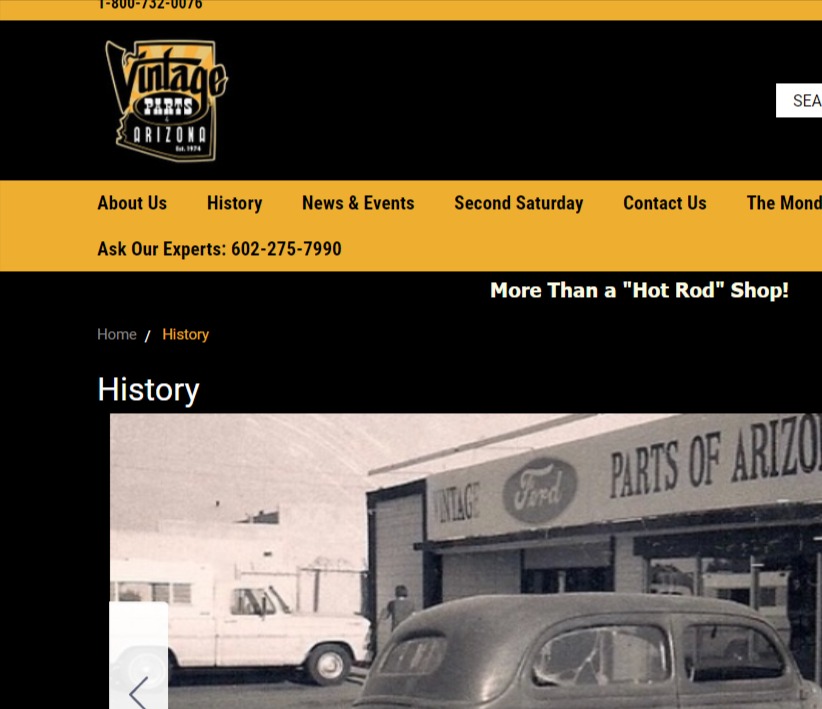 Vintage Parts of Arizona reviews
