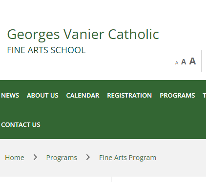 Georges Vanier Catholic Fine Arts School reviews