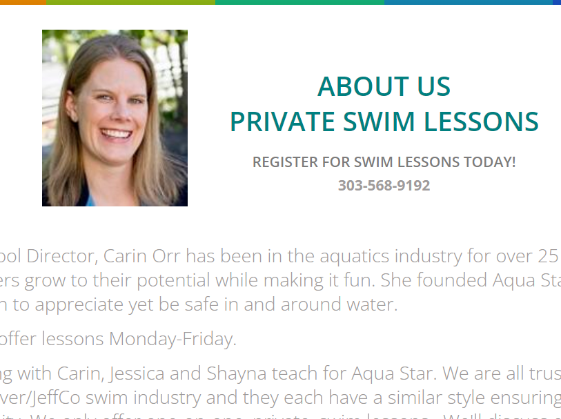 Aqua Star Swim Lessons reviews