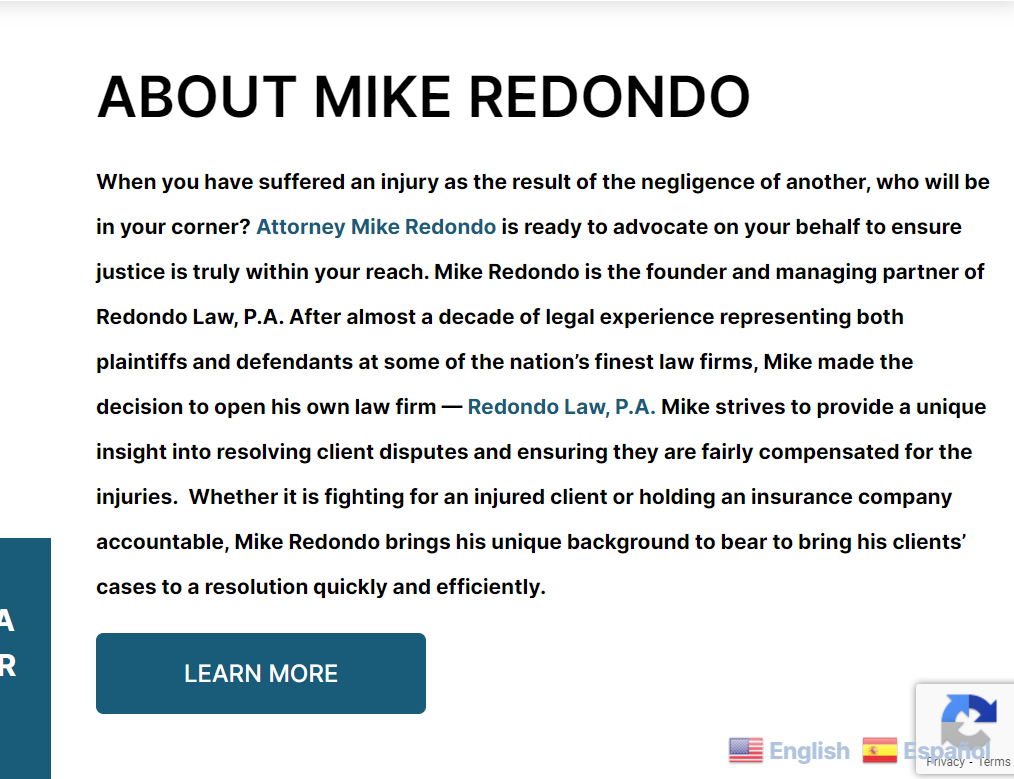 Redondo Law reviews