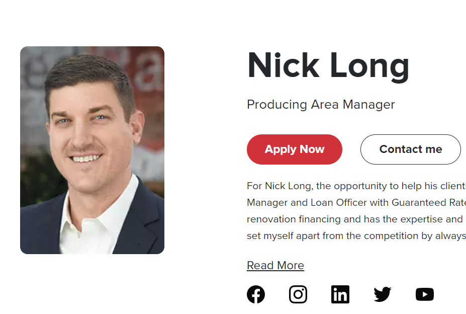 Nick Long Mortgage reviews