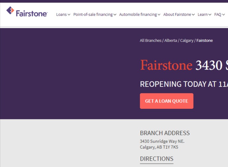 Fairstone reviews