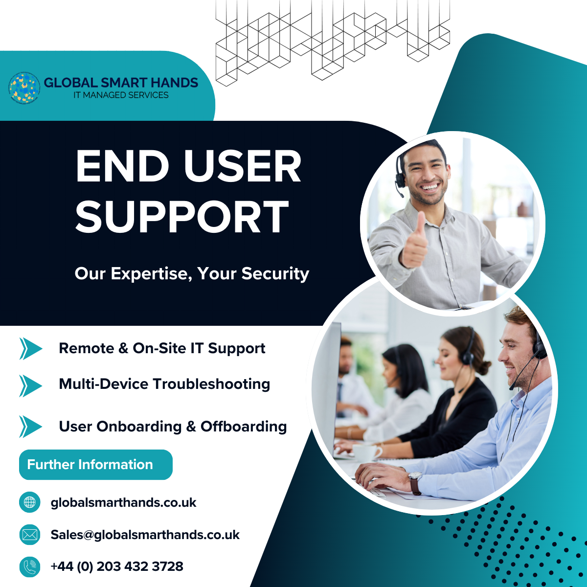 Global Smart Hands | 24/7 Expert International IT Support Services photo