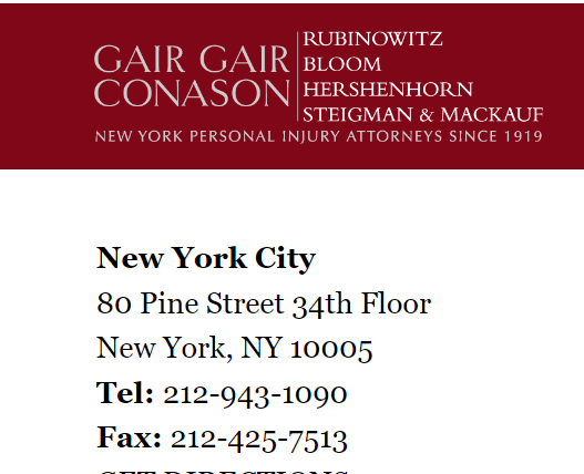 Gair, Gair, Conason reviews