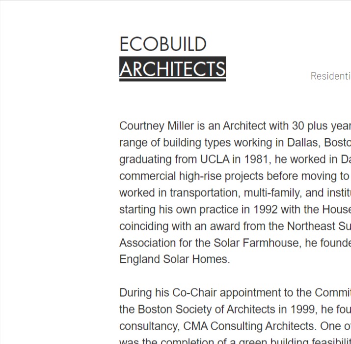 Ecobuild Architects reviews