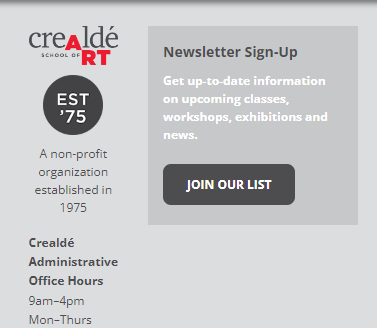 Crealde School of Art reviews