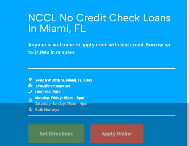 NCCL No Credit Check Loans reviews