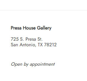 Presa House Gallery reviews