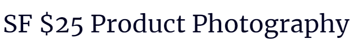 SF Product Photography reviews