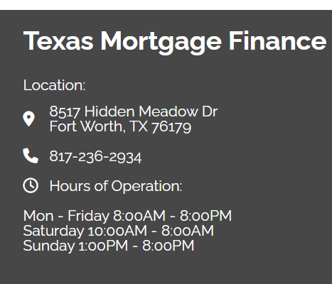 Texas Mortgage Finance reviews