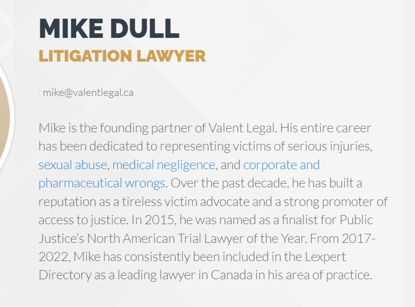 Mike Dull - Injury Lawyer reviews