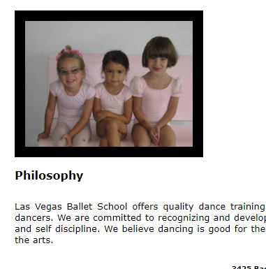 Las Vegas Ballet School reviews