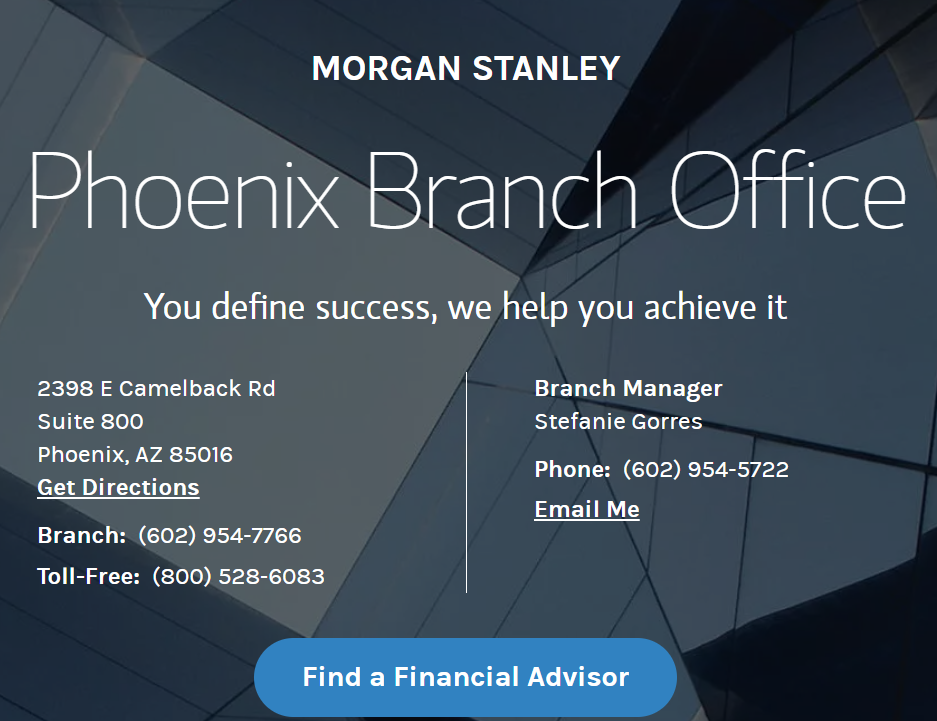 Morgan Stanley Financial Advisors reviews