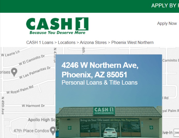 CASH 1 Loans reviews