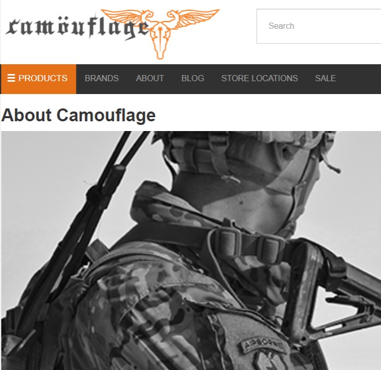 Camouflage Montréal Army Store reviews