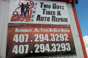 Two Guys Tires and Auto Repair reviews