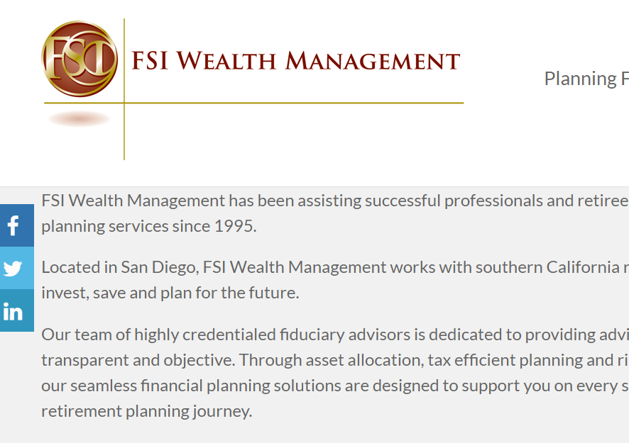 FSI Wealth Management reviews